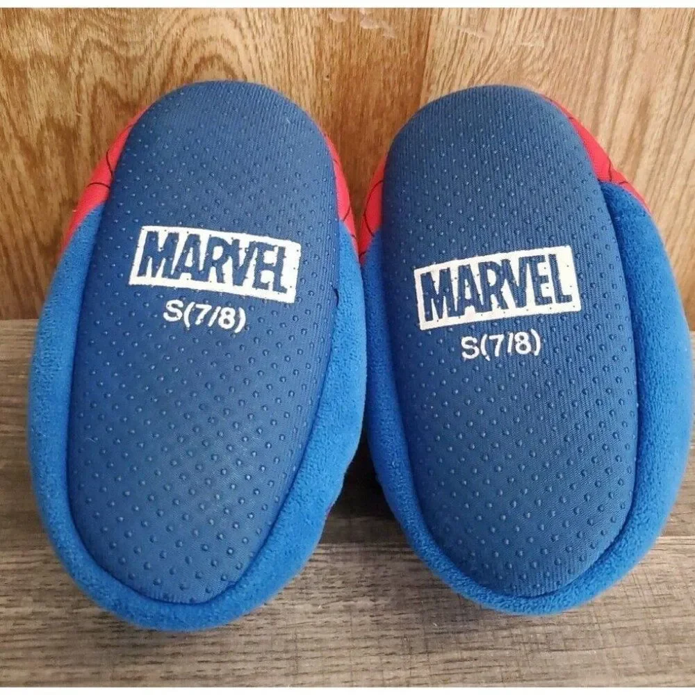Marvel Spider-Man Slippers‎ Size Small 7/8 Toddler Shoes